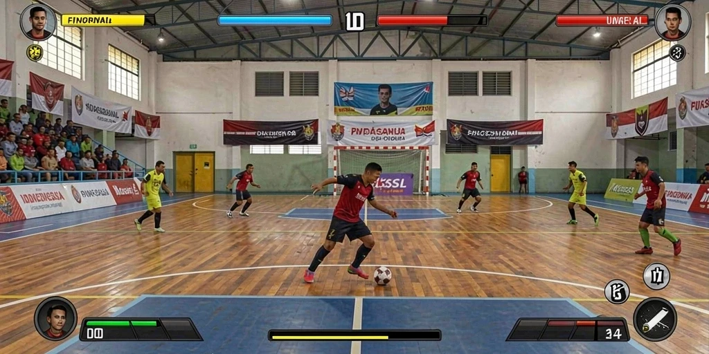 Ruang permainan yang nyaman dan interaktif.