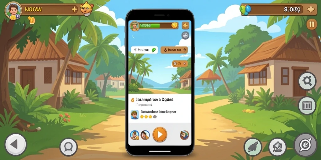 Pemain bersaing dalam mode multiplayer yang seru.