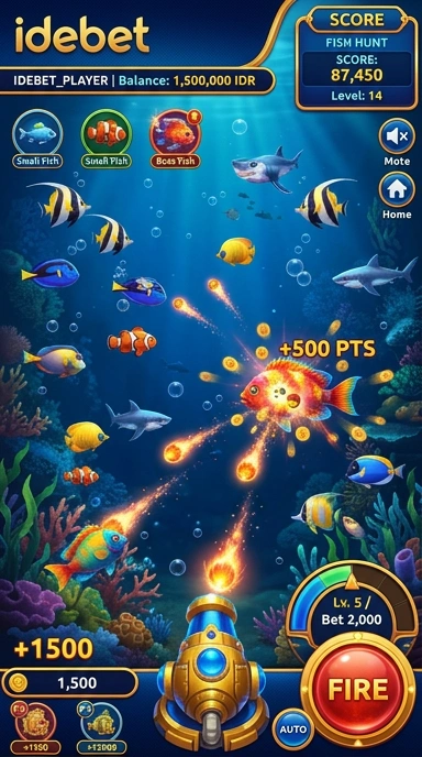 idebet — layar beranda